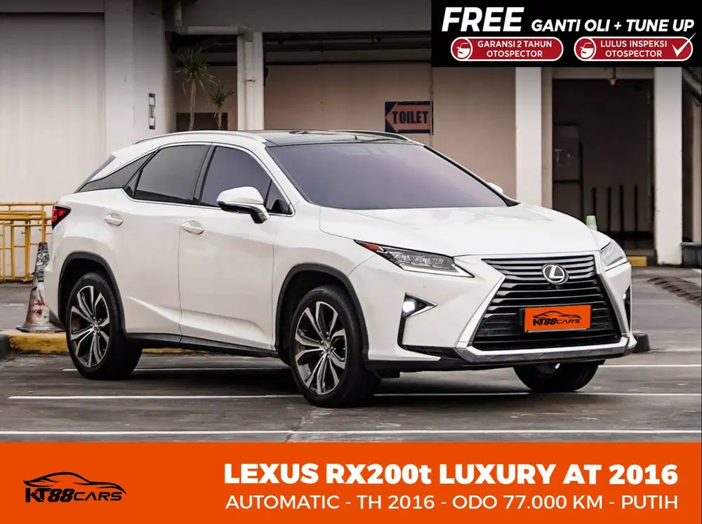 LEXUS RX200T LUXURY AT 2016