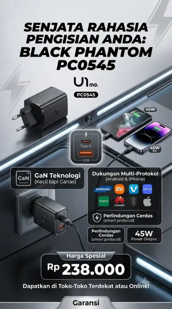 U1ME ADAPTOR PORT USB C PC0545