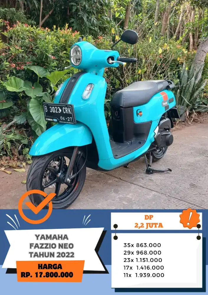 YAMAHA FAZZIO NEO TAHUN 2022