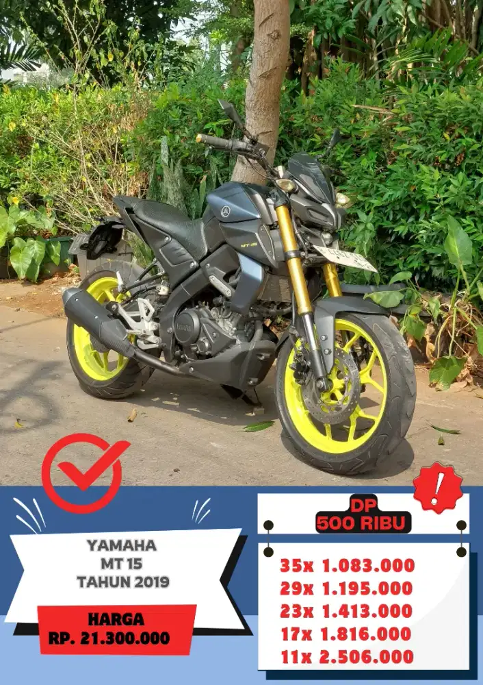 Yamaha MT 15 Tahun 2019 DP500Ribu