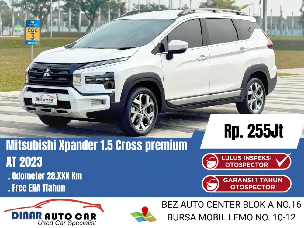 (28Rb) Xpander Cross Premium 2023 At Matic Warenty On*Dinar AutoCar*