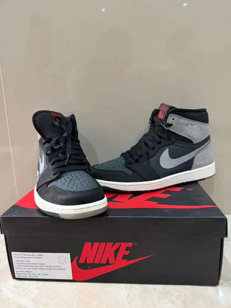 Jordan 1 High Black Cement Goretex