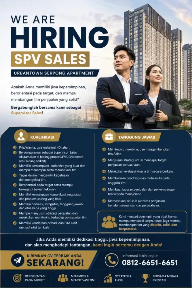 Di cari Sales dan SPV Sales