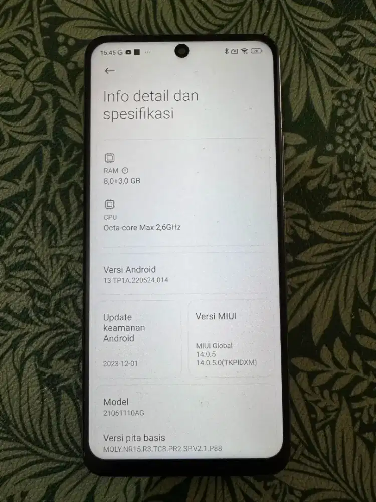 POCO X3 GT RAM 8+3 / ROM 128 (Nego)