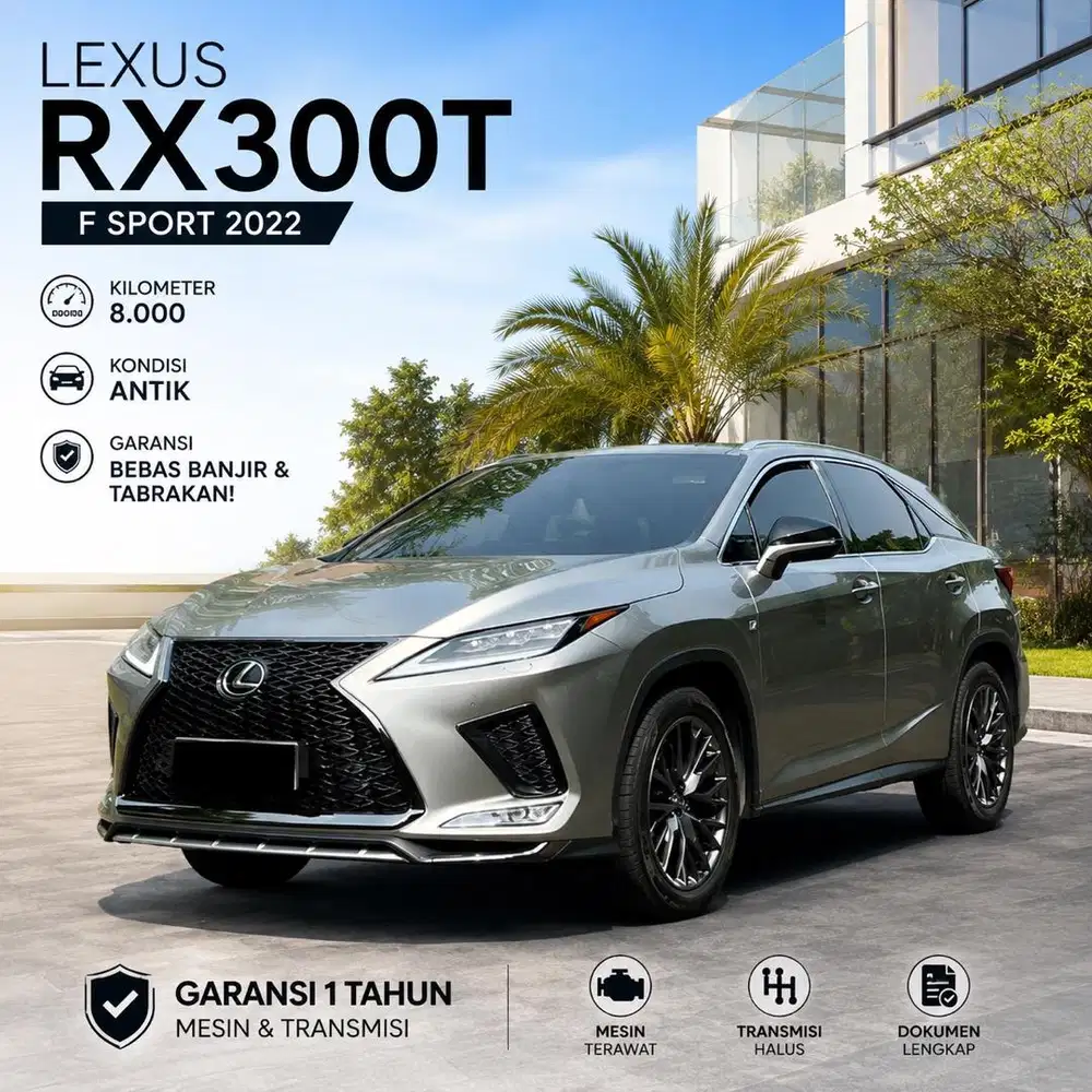 Lexus RX300 FSport 2022 KM 8.000 Like New
