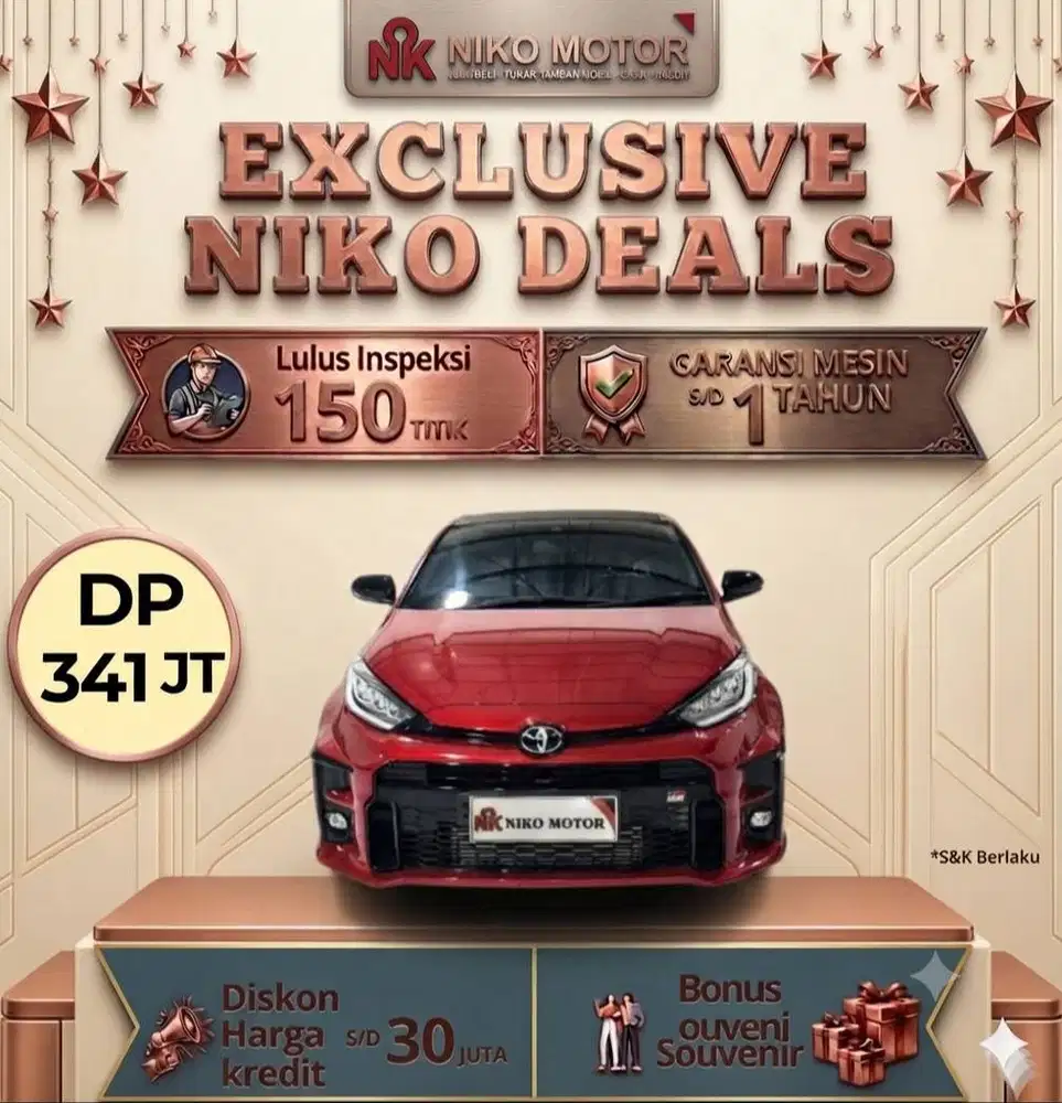 (SPT BARU KM1RB++) YARIS 1.6 GR TURBO MT