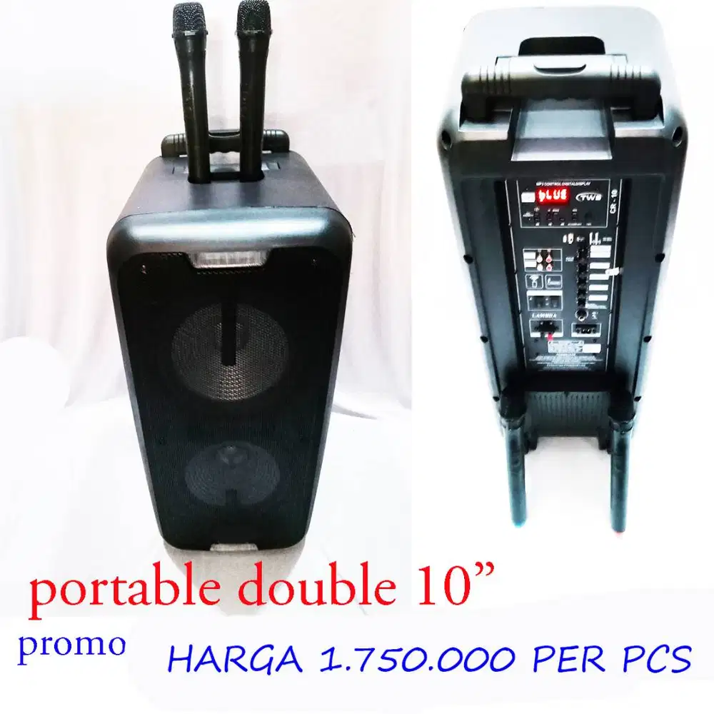 speaker portabele aktif dobel 10