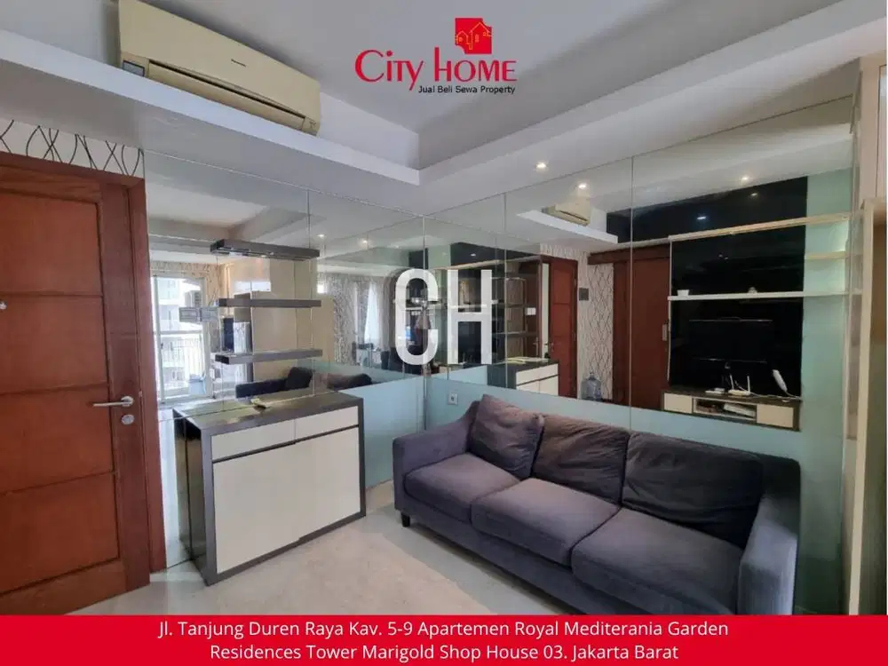 Murah! Jual Apartemen Royal Mediterania Tanjung Duren 2BR Full Furnish