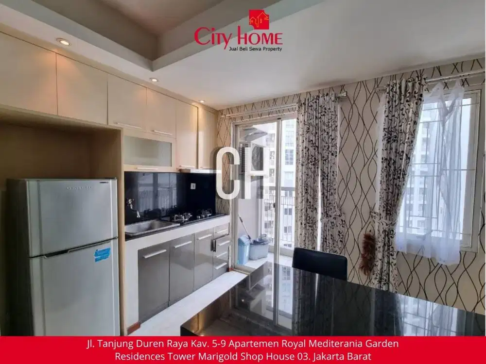Murah! Jual Apartemen Royal Mediterania Tanjung Duren 2BR Full Furnish
