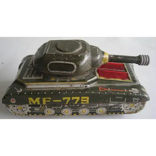 Antik Vintage Classic tin toys Tank tempur kaleng dari era 70's