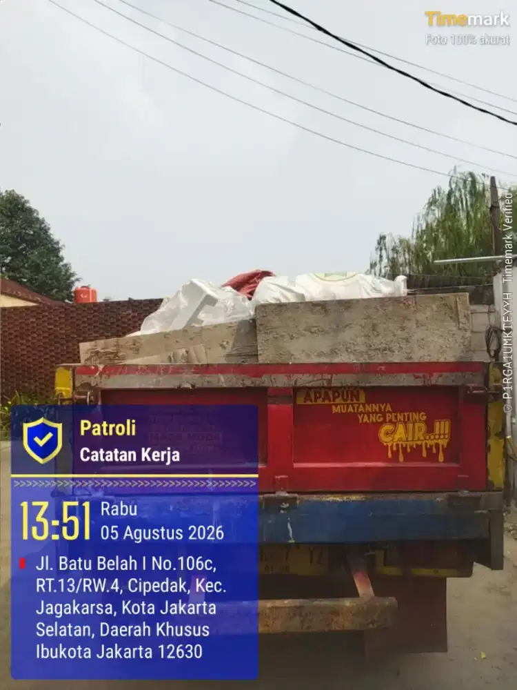 Jasa buang puing sampah peroyek