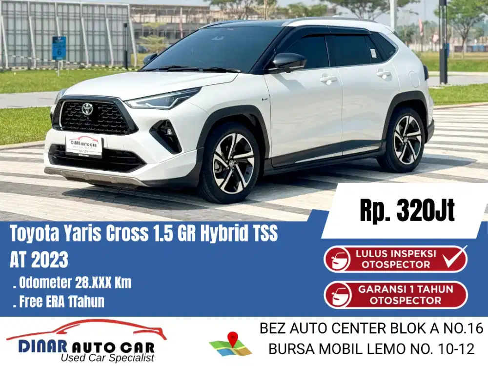 (28Rb) Yaris Cross Hybrid GR TSS 2023 At Matic Warenty On*Dinar Auto*
