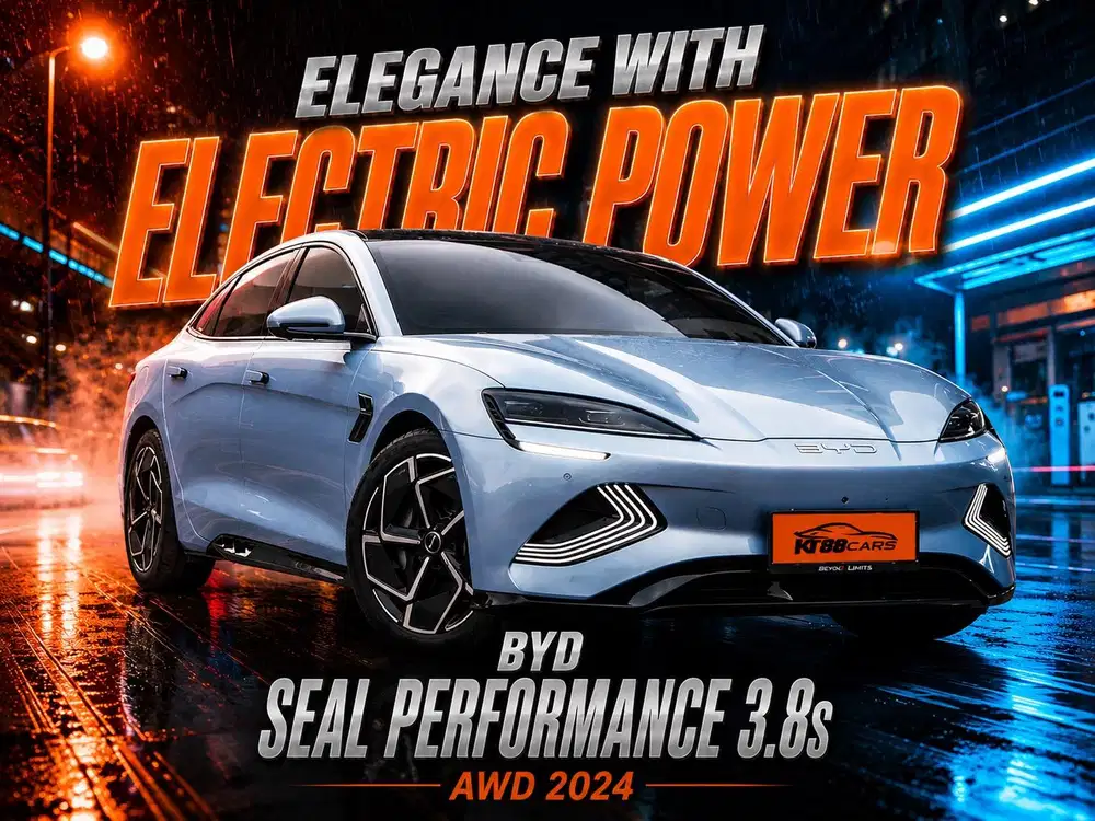 Low km 10rb BYD SEAL PERFORMANCE 3.8s AWD 2024