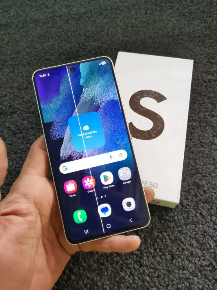 Samsung S21fe 5g NFc mulus minus garis sehelai gak ganggu aman bgt