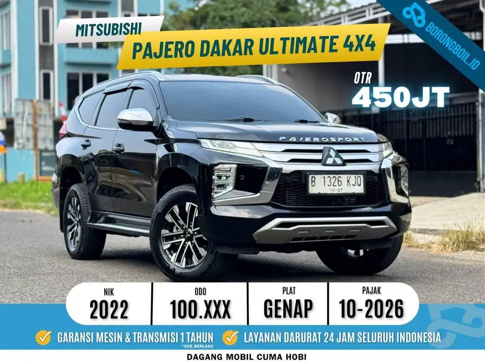 PAJERO DAKAR ULTIMATE AWD 4x4 AT 2022 SIAP PAKAI