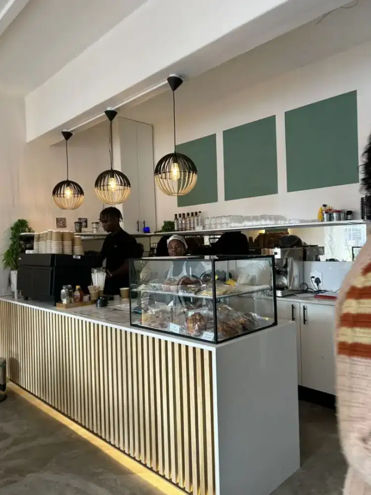 Meja kasir meja barista meja coffeshop