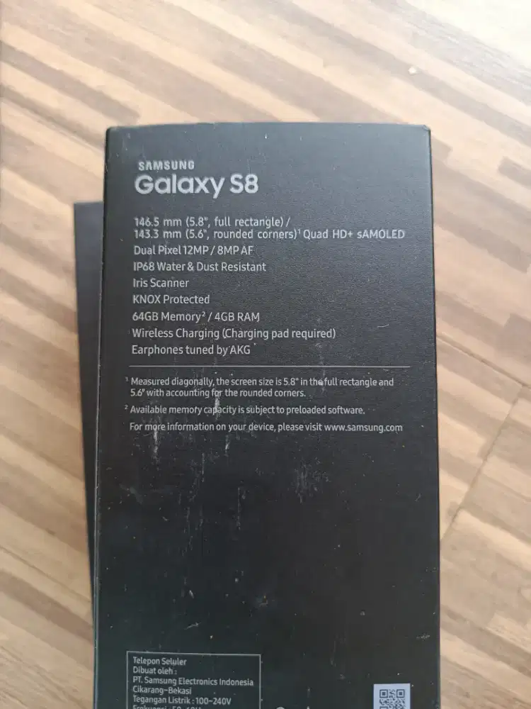 JUAL SAMSUNG S8 MIDNIGHT BLACK