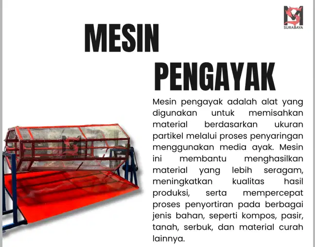 MESIN PENGAYAK - TERMURAH - BARU