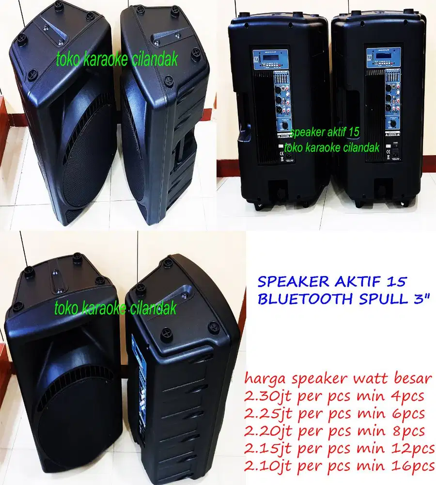 speaker aktif kualitas model bagus 2,3 juta minimal 4pcs