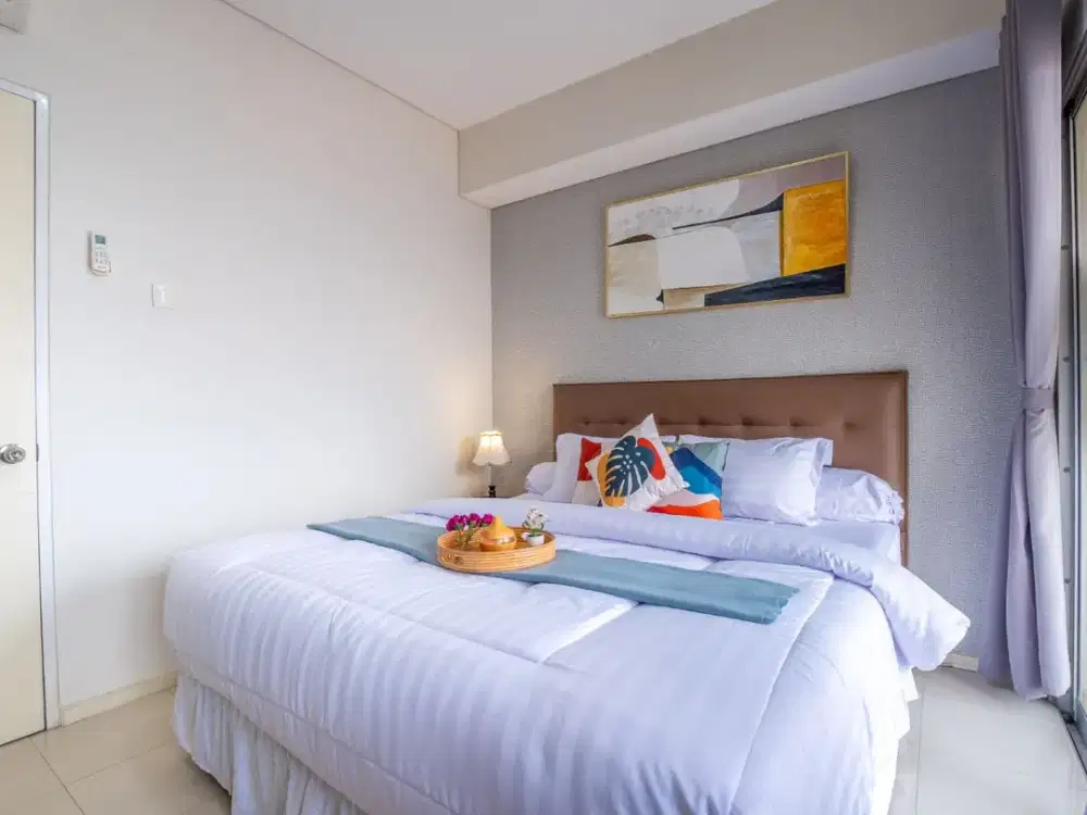 Disewakan Apartemen Cosmo Terrace 1Br, Full Furnished, Harga Negotiable, Lokasi Strategis Jakarta Pusat (Sudirman, Bundaran HI, Tanah Abang)