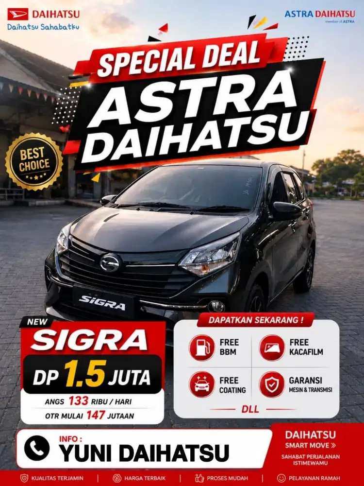 SIGRA MANUAL [MOBIL BARU] DP 1,5 JUTA