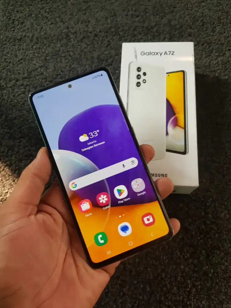 Samsung A72 NFc ram 8+8/256 mulus fulset no minus