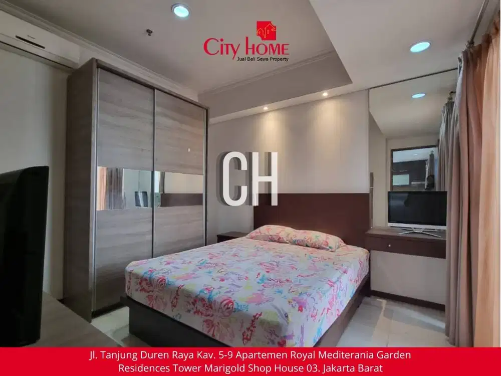 Dijual Apartemen Royal Medit Tipe 2 Kamar Furnished 1,4 M Nego