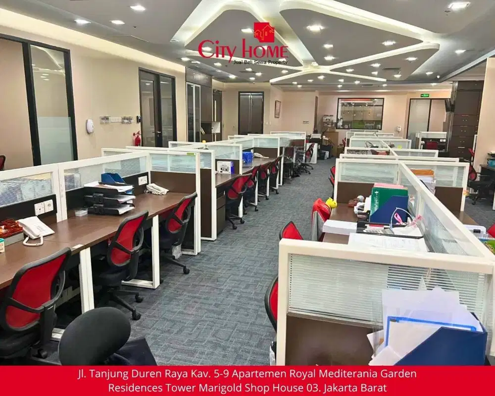Dijual Cepat Ruang Kantor Full Furnished di Soho Capital