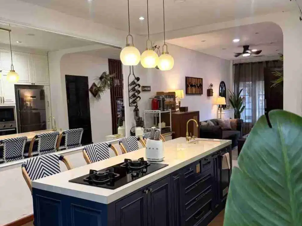DIJUAL RUMAH FULL FURNISHED MODERN BARU RENOV LOKASI TAMAN PALEM