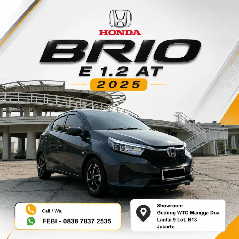 2025 Honda Brio E 1.2 AT Matic Terawat KM LOW 11 RB