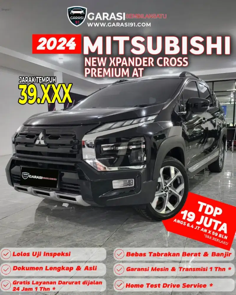 ‼️[ TDP 19 Jt ] ‼️New Xpander Cross premium At 2024