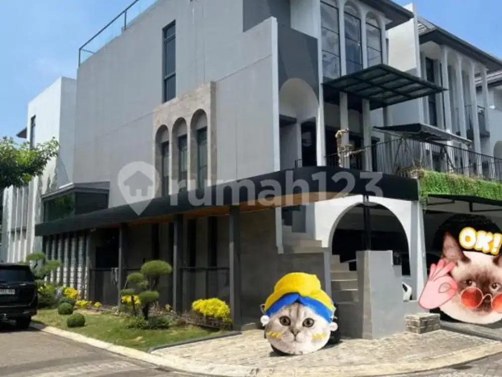 Dijual Rumah Hook (8X16) Ada Pool di Aether Greenwich BSD