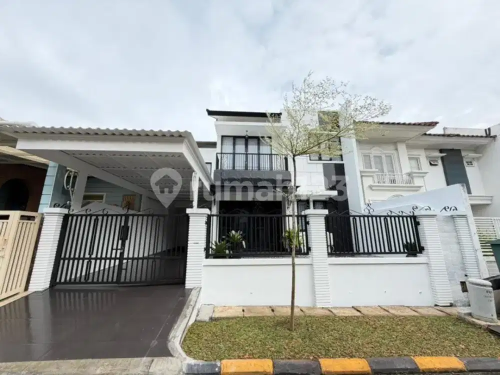 Rumah Full Furnished Siap Huni dengan Row Jalan Besar di Puspita Loka BSD City