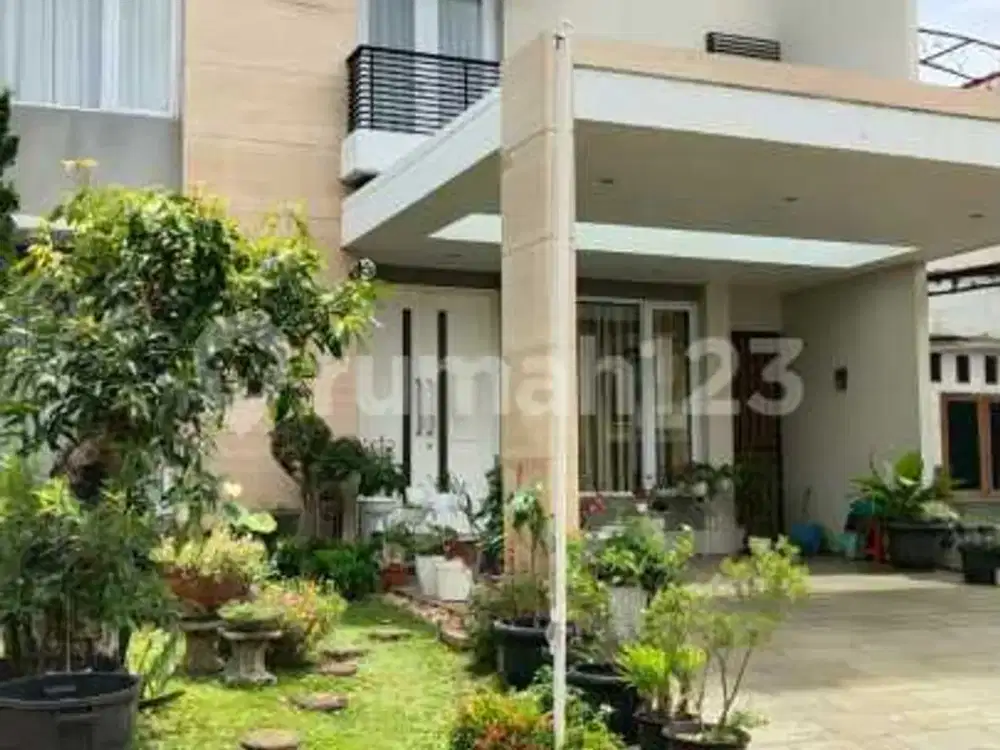 Dijual Cepat Rumah Bangunan Mandiri Minimalis Tropis Semi Furnished di Sutera Harmoni
