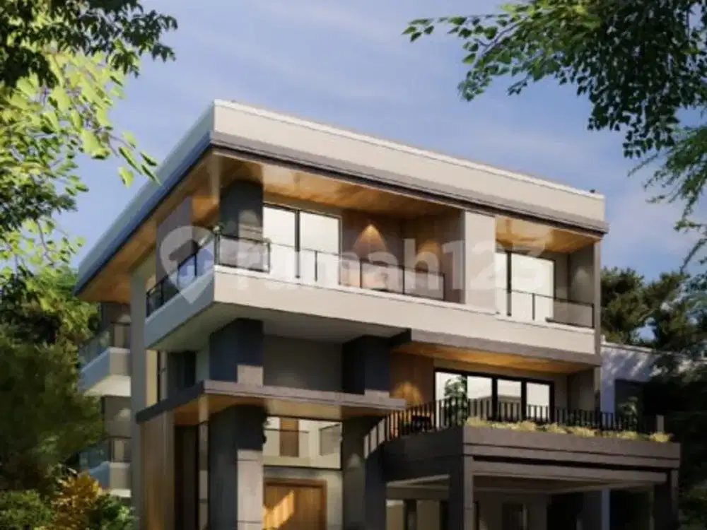 Dijual New Brand House Hoek Taman 3 Lantai di BSD Green Wich
