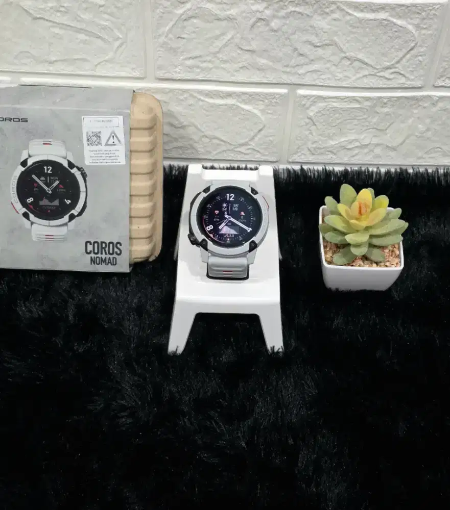 Coros Nomad 47mm Putih Mulus Bergaransi