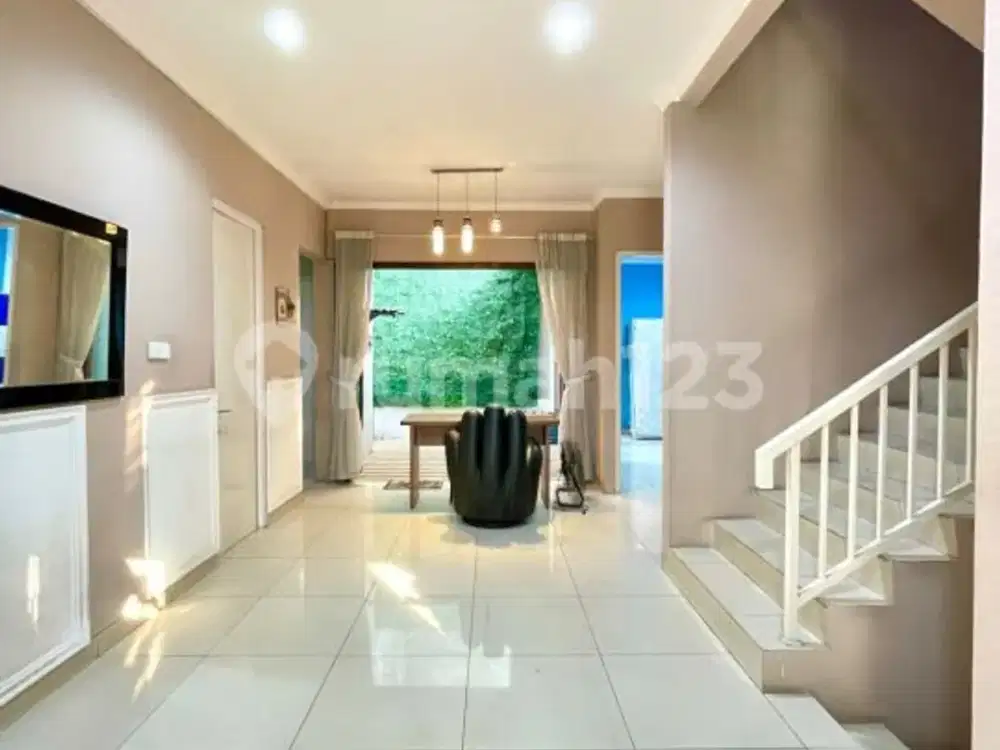 Rumah dengan Furnished Mewah Style Modern Elegan Home Fortune Belleza Graha Raya