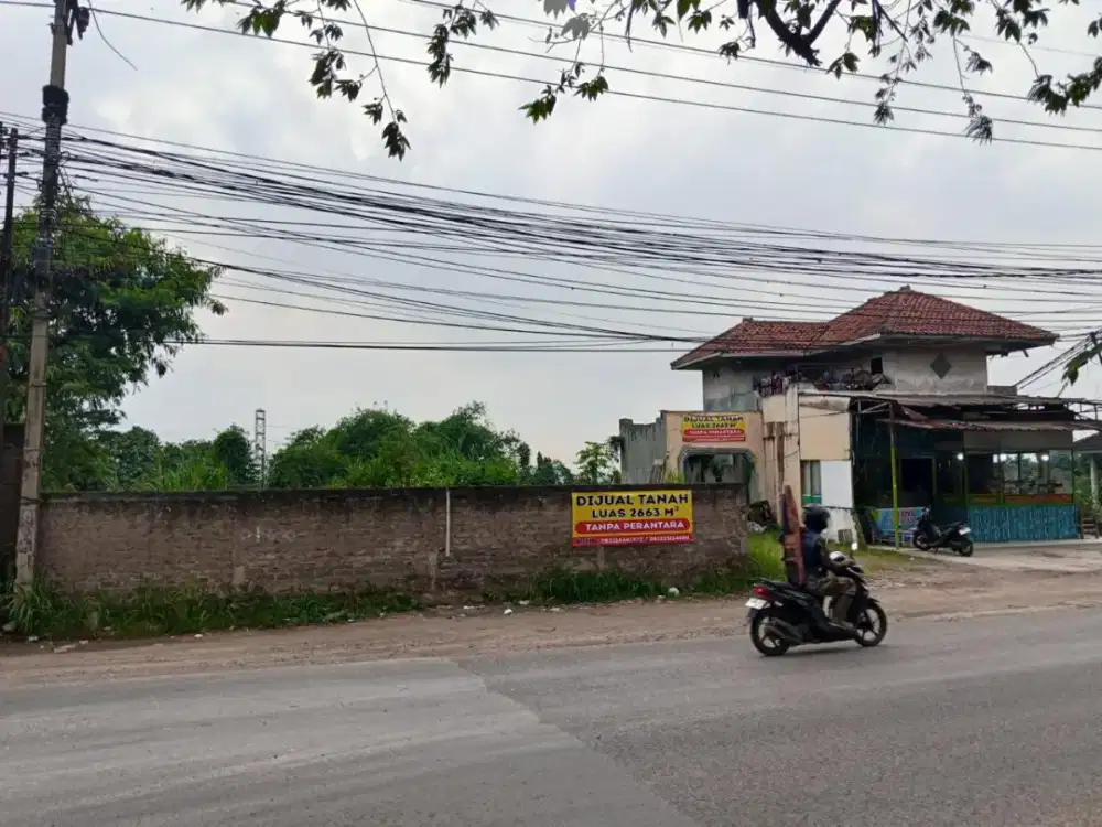DIJUAL DI BAWAH NJOP TANAH STRATEGIS DI MAIN ROAD CIMAREME