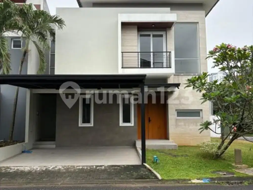 Jual Cepat Rumah Hoek Baru Bangun Mandiri The Icon Cosmo BSD City Tangerang