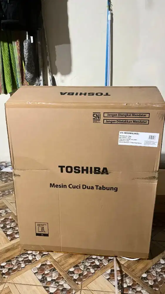 DIJUAL MESIN CUCI TOSHIBA 2 TABUNG KONDISI MASIH BARU