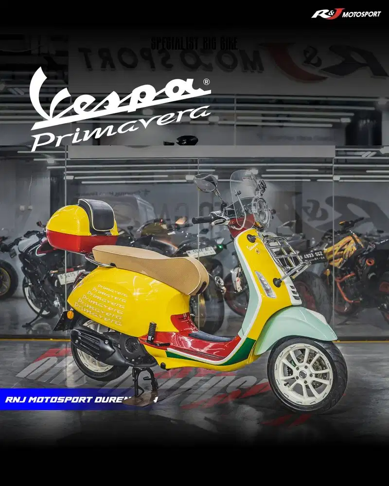 Vespa Primavera Iget 150 ABS Nik 2019 Modif Sean wotherspoon