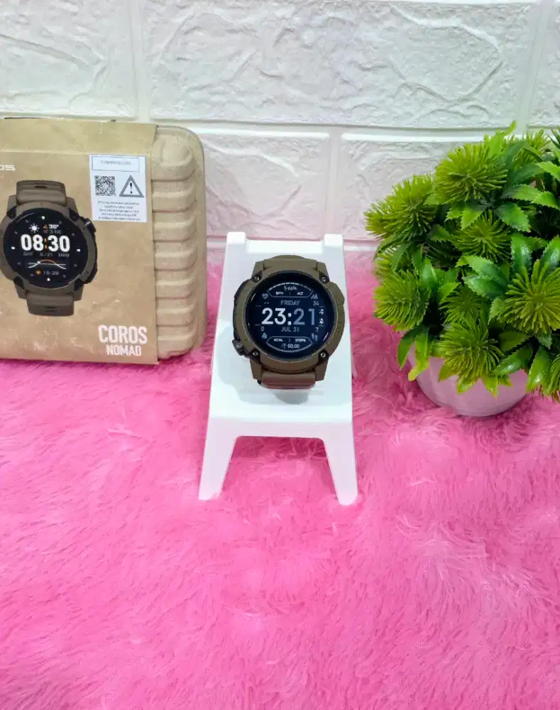 Coros Nomad 47mm Cokelat Langka Istimewa