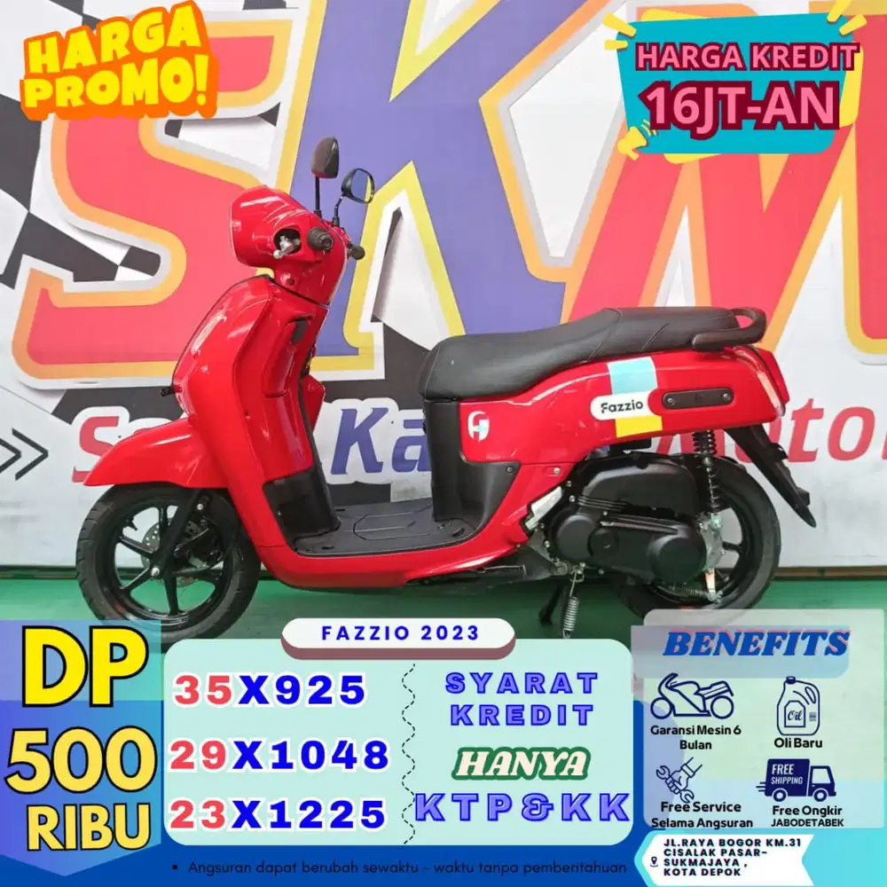 (angsrn 34rb/hari DP 500) fazzio 2023 cash credt
