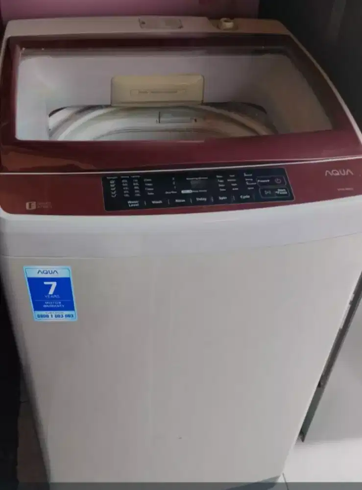 Mesin cuci 1 tabung Aqua 9 kg