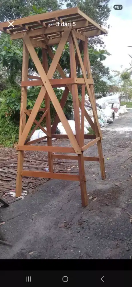 Kaki tandon langsung dari pembuatan
