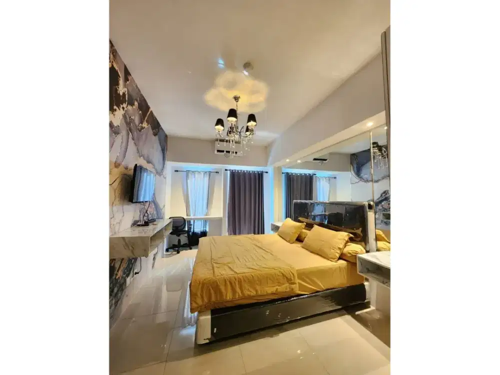 DiSewakan Unit Studio Furnished cantik Apartemen Orchard, Surabaya