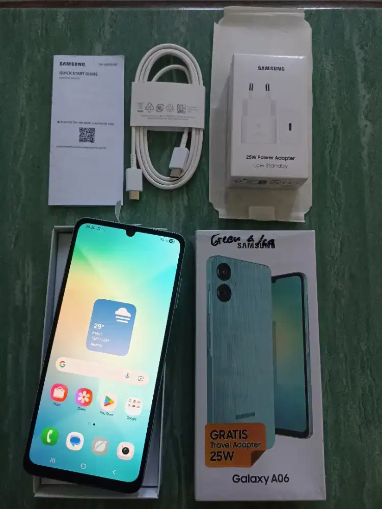Hp Samsung Galaxy A06 Ram 4+4/64GB Fullset