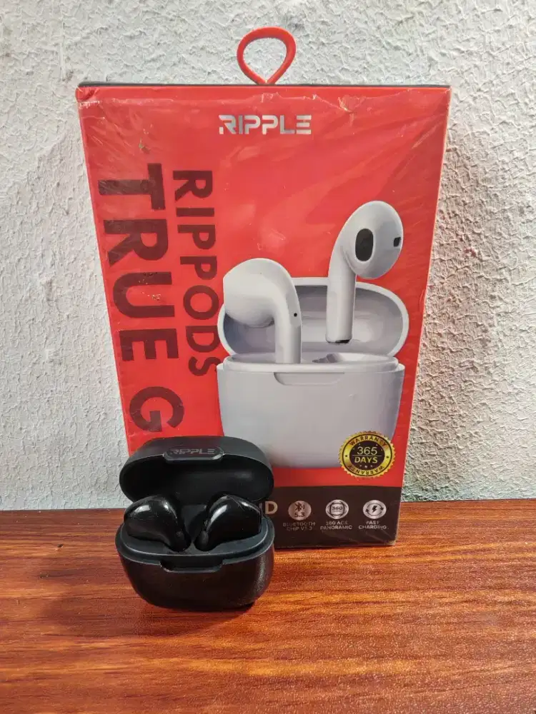 Ripple True Go TWS Bluetooth 5.3 Bekas Original Suara Jernih