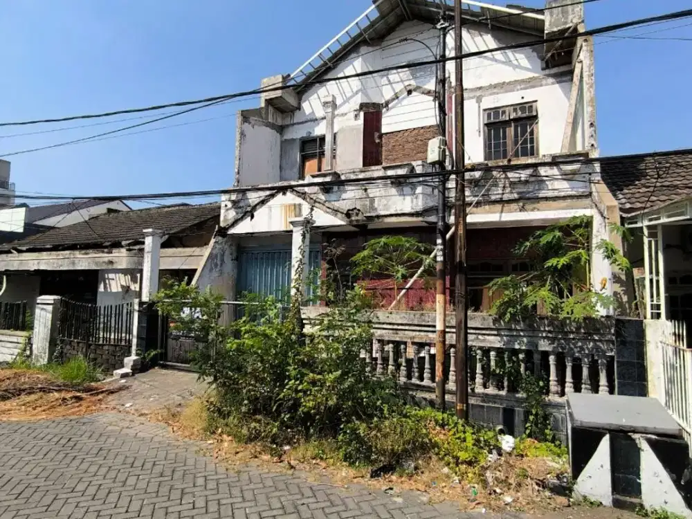 Rumah Hitung Tanah di Pondok Candra Cluster Depan / Blimbing , Hadap Barat Row Jalan 3 Mobil
