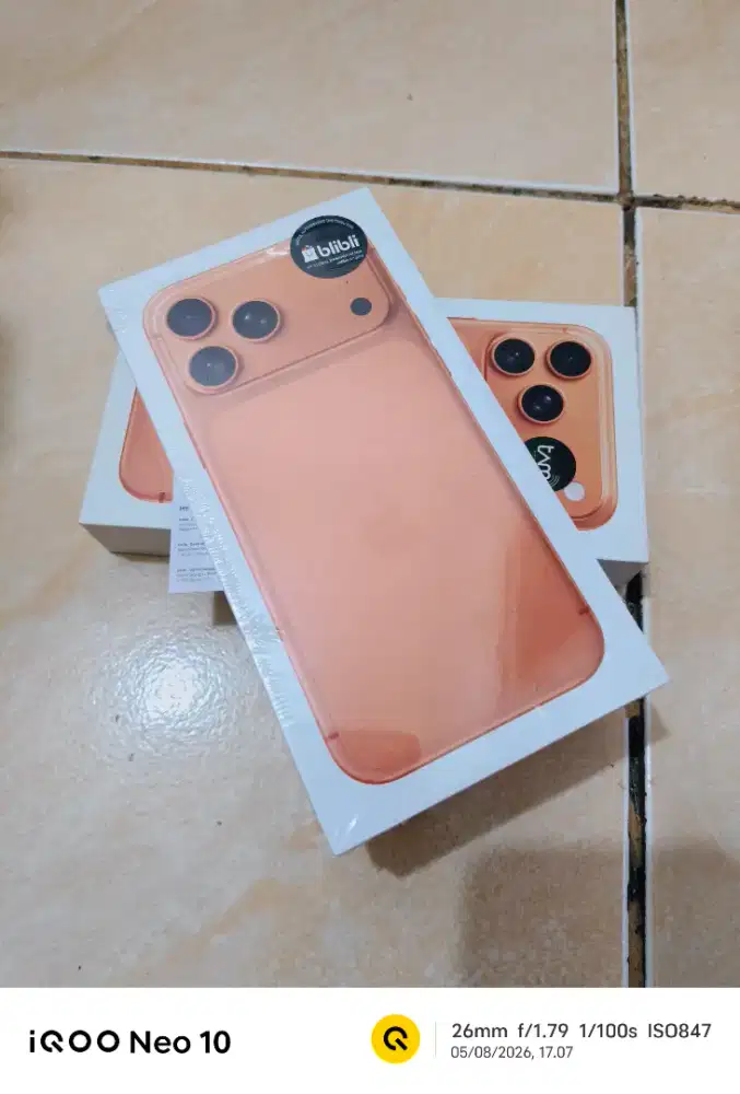 BARU 100% | iPhone 17 PROMAX 256GB SEGEL |GaransiResmi Blibli 2 Tahun